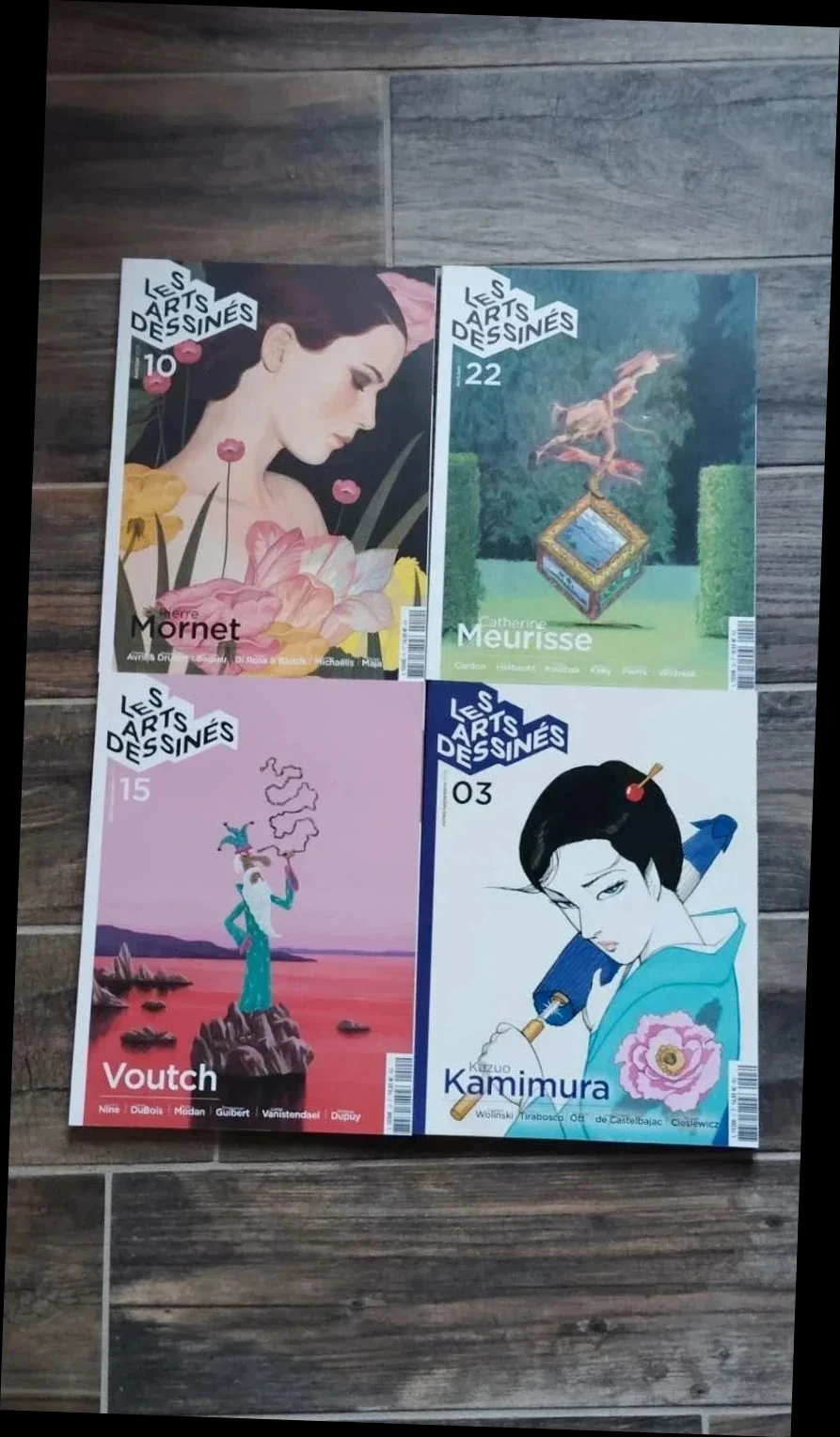Lot de 4 revues "Les arts dessinés"